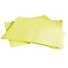 Absorbant produits chimiques jaune - YL100 - feuilles de 41 x 51 cm - sac de 100 pièces
