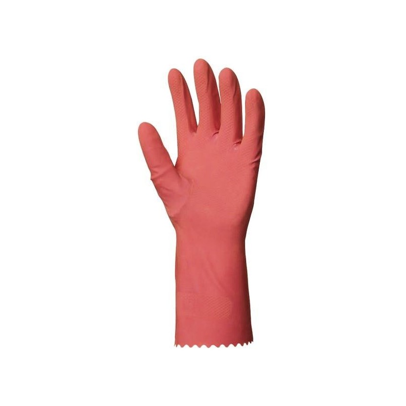 Gants ménage rose - Taille M (paquet de 10)