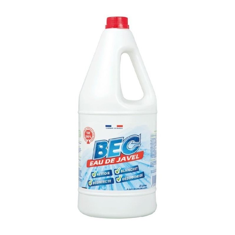Eau de Javel 2.6% CA - bidon de 2L