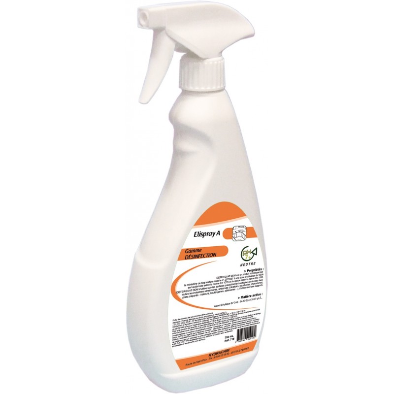 Désinfectant surfaces ELISPRAY A - FLACON 750ml