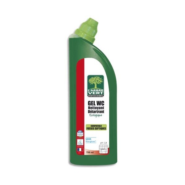 Détartrant WC gel L'arbre Vert - flacon de 750ml