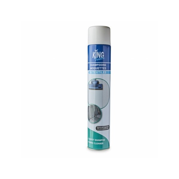 KING TEXTILE - SHAMPOOING MOQUETTES & TEXTILES - Aerosol 750 ml