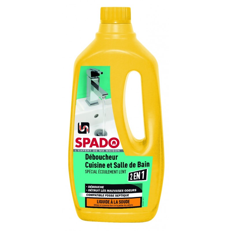 Déboucheur liquide Spado - Flacon de 1L