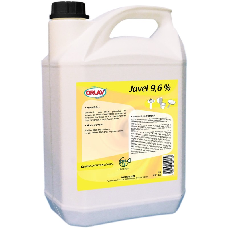 EAU JAVEL 9.6% CA - BIDON 20 L