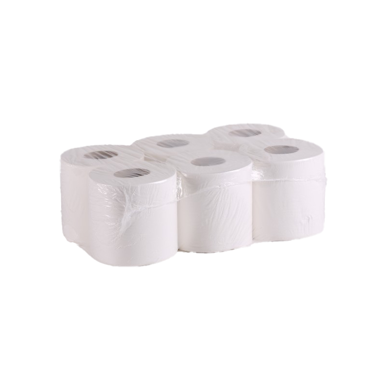 Bobine d'essuyage blanche autocut - 150m x 0.20 - colis de 6