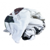 Chiffon d'essuyage type tee-shirt jersey blanc imprimé - BTRIM - carton de 10kg