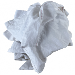 Chiffon d'essuyage blanc coton - B2 - carton de 10kg