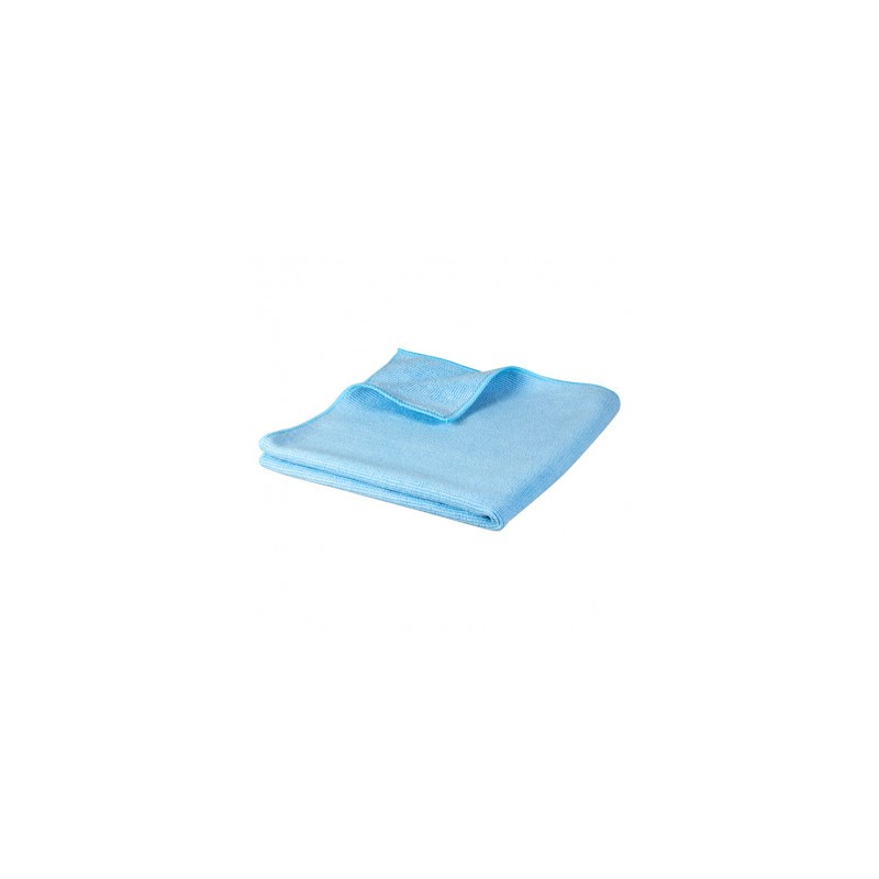 Microfibre bouclette bleue - 38x38 - paquet de 10