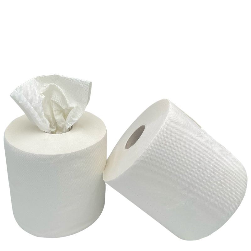 Bobine blanche pure ouate - Type 1000F gaufrée - Cob Premium