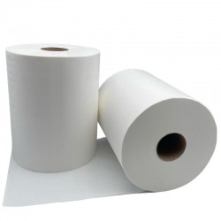 Rouleau de non tissé blanc...