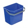Seau 17L pour chariot de ménage - rouge ou bleu