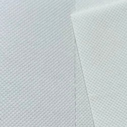 Bobine d'essuyage blanche feuilles - BLS450