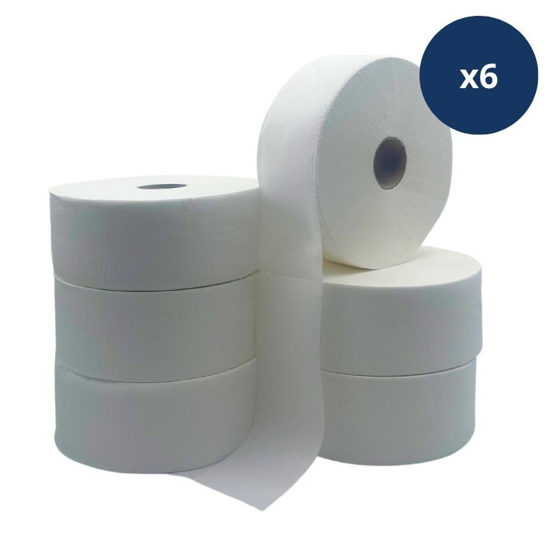 Papier hygiénique blanc 2 plis - Maxi jumbo 380m