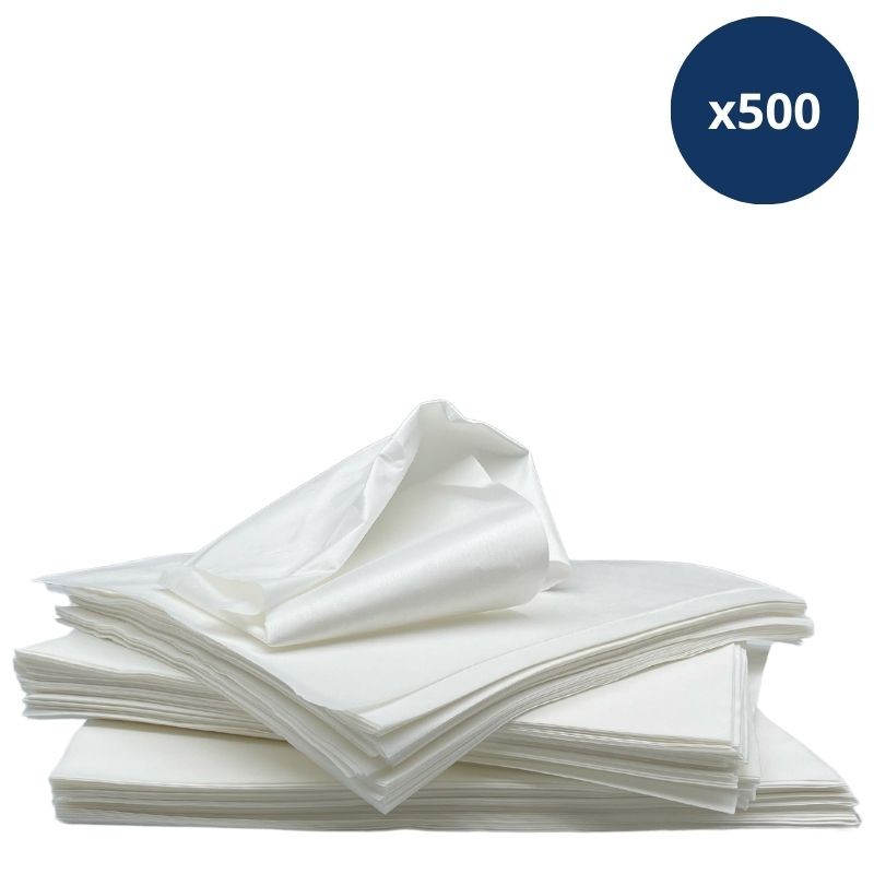 Chiffons non-tissé blanc 38x30 - Hightextra smooth
