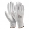 Gants enduits polyurethane blanc - Paquet de 12