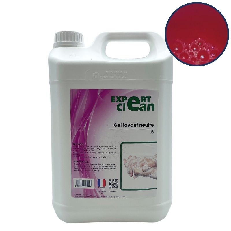 Gel lavant neutre S - Expert Clean - Carton de 2x5L