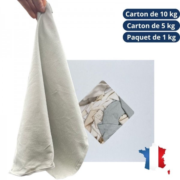 Chiffon d'essuyage nappes et serviettes pastel - SPR - carton de 10kg