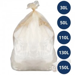 Sac poubelle transparent