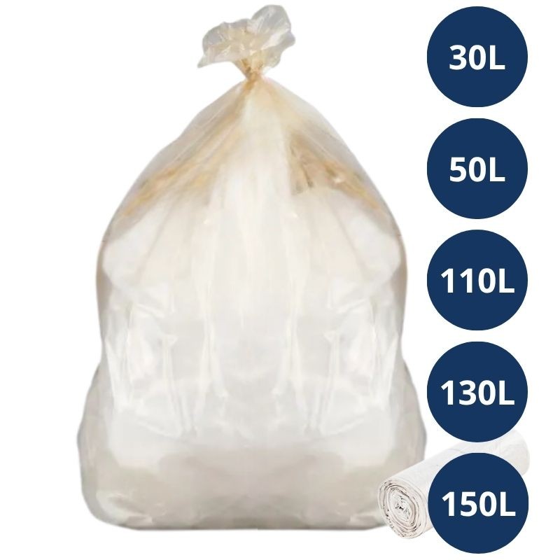 Sac poubelle transparent