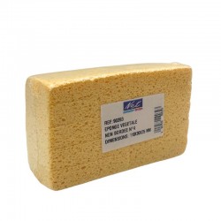 Eponge blonde bordée n° 4 - lot de 10