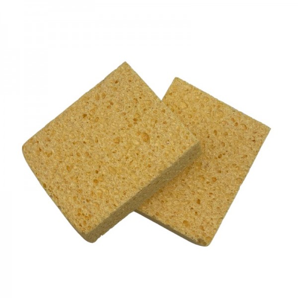 Eponge blonde bordée n° 4 - lot de 10