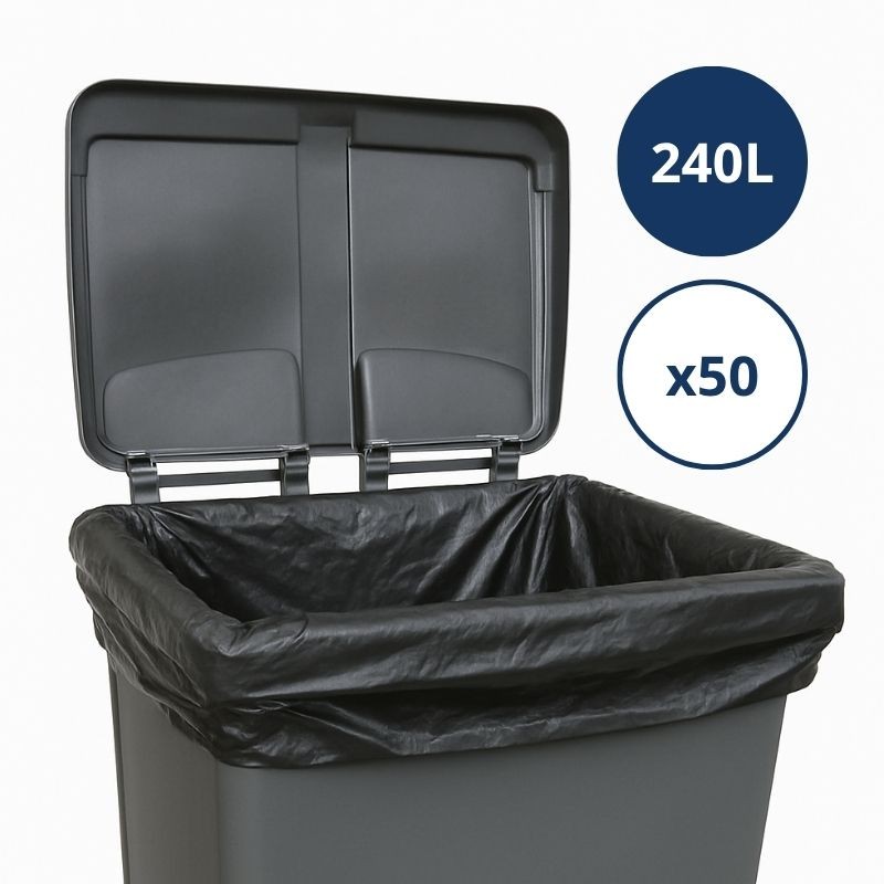 HOUSSE CONTENEUR - 240L - CARTON DE 50 ou 100