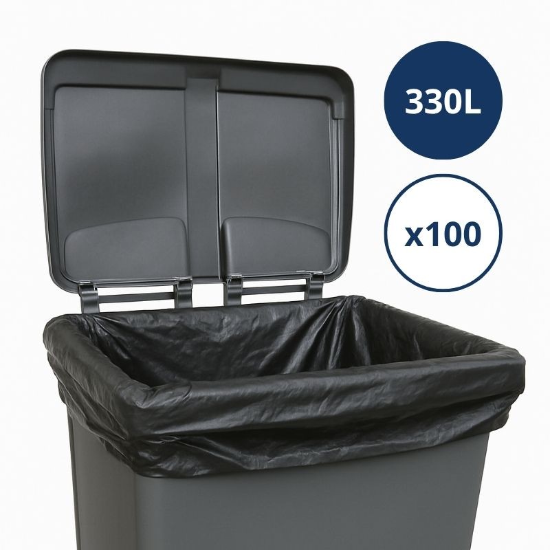 HOUSSE CONTENEUR - 330L - CARTON DE 100